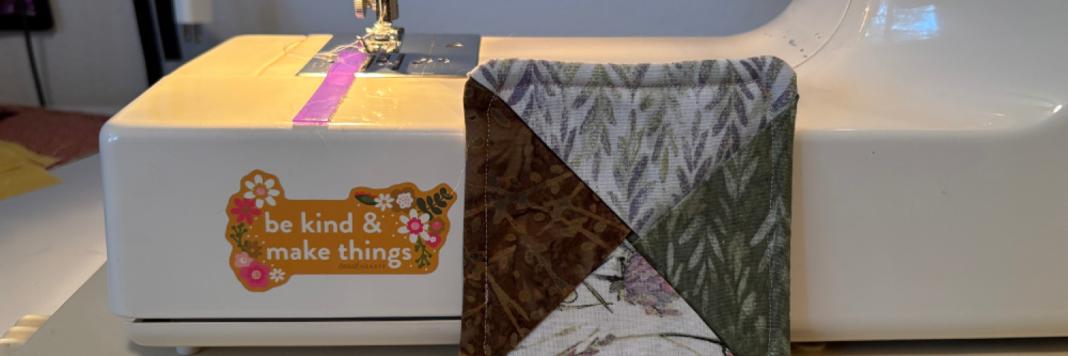 Sew Your Own Fabric Coaster